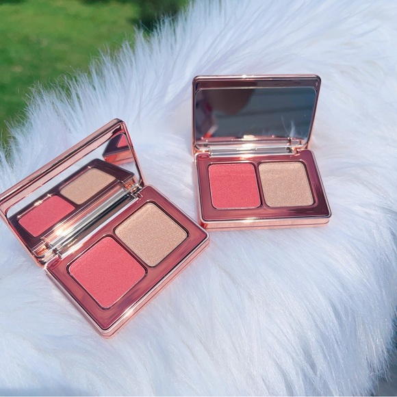 2x Natasha Denona Mini Rose Cheek Duo Cream blush/ highlighter - Picture 6 of 6